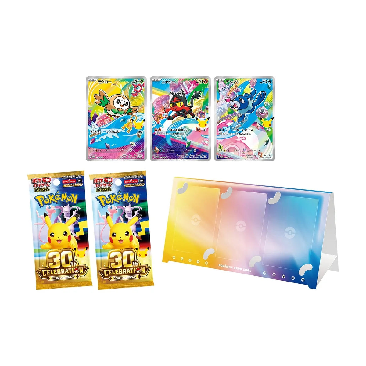 Pokemon TCG: MEGA 30th CELEBRATION Card Set (Set of 9 Types) (2026/10/16)