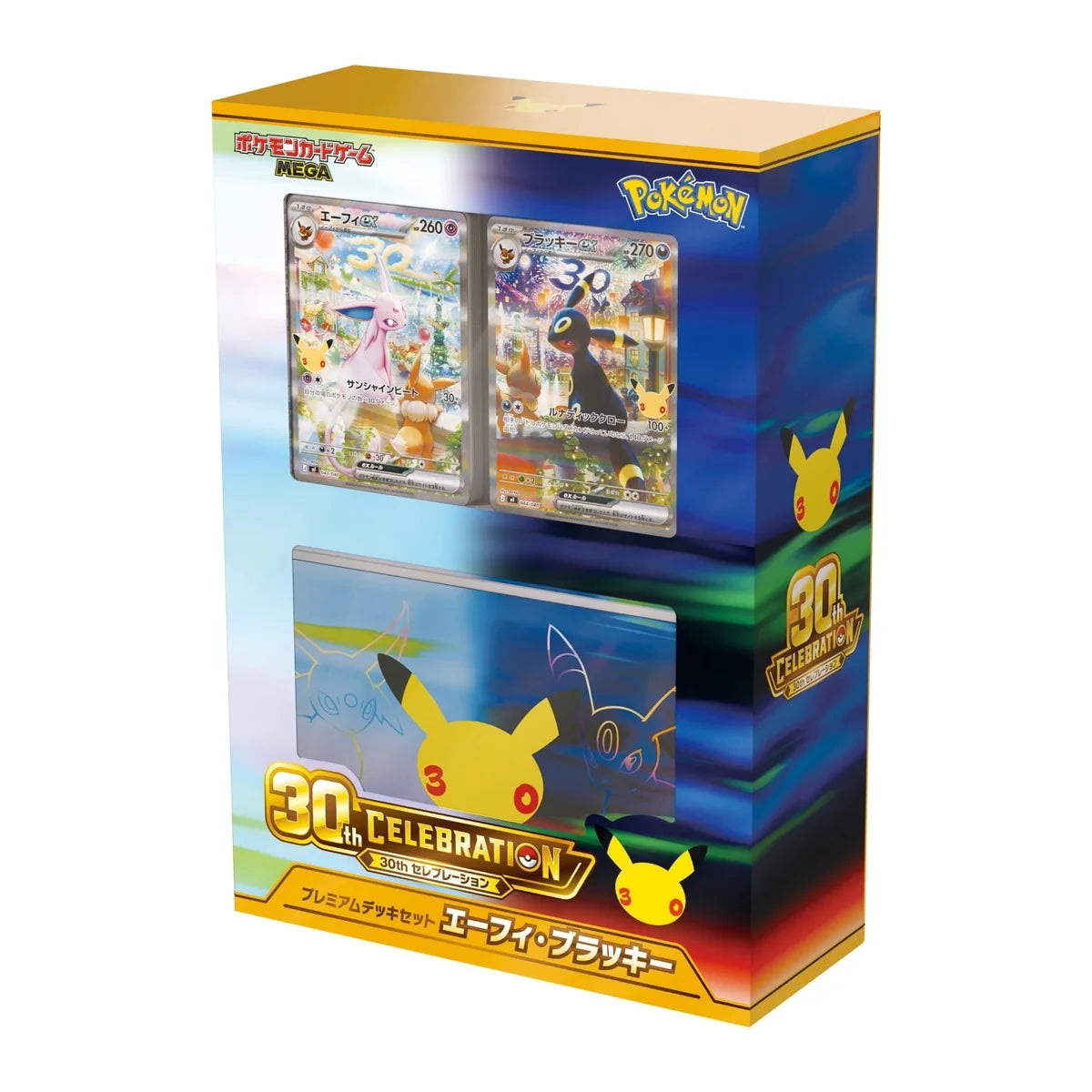 Pokemon TCG: [Pre-order] MEGA 30th CELEBRATION Premium Deck Set Espeon & Umbreon - NEW/Sealed (2026/09/16)