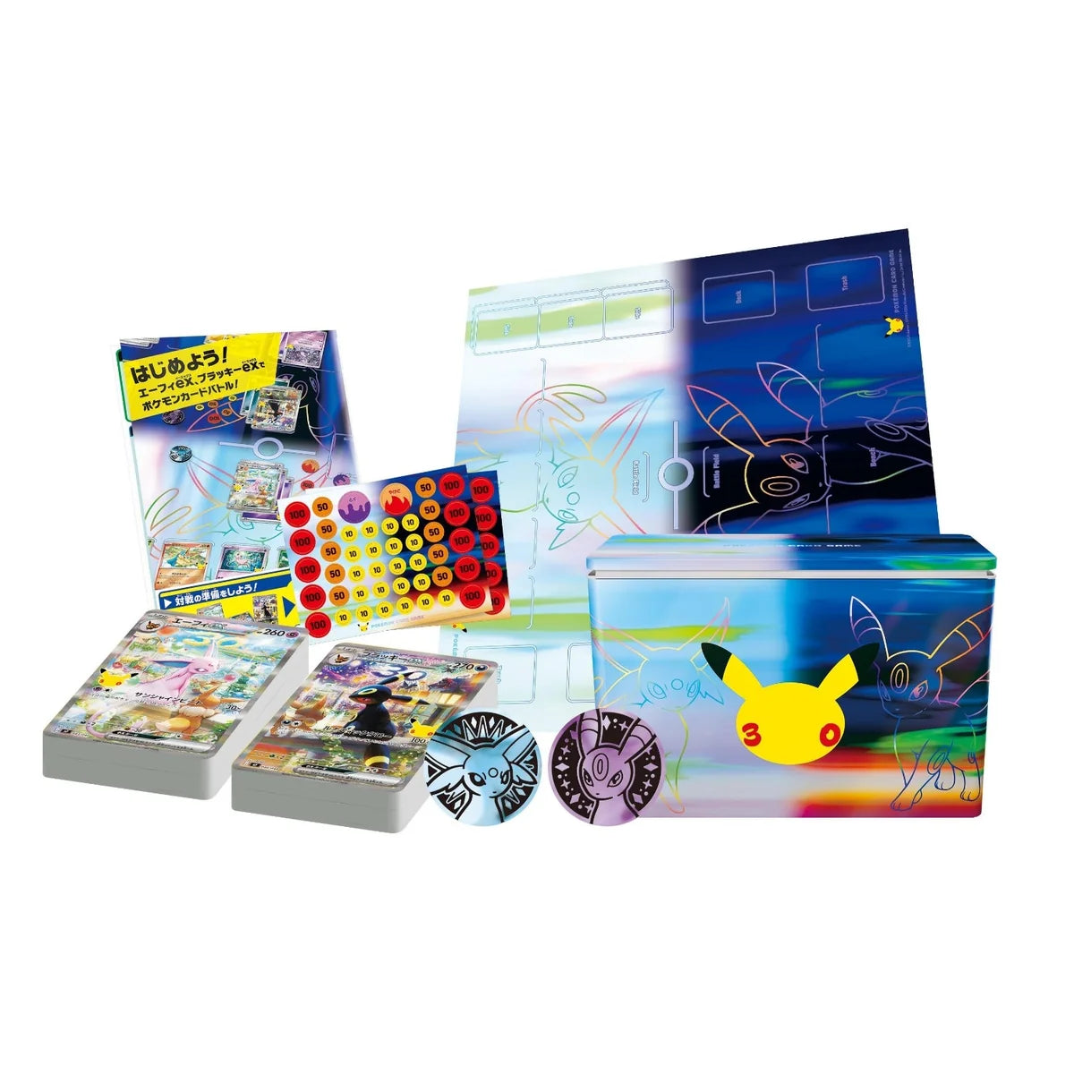 Pokemon TCG: [Pre-order] MEGA 30th CELEBRATION Premium Deck Set Espeon & Umbreon - NEW/Sealed (2026/09/16)
