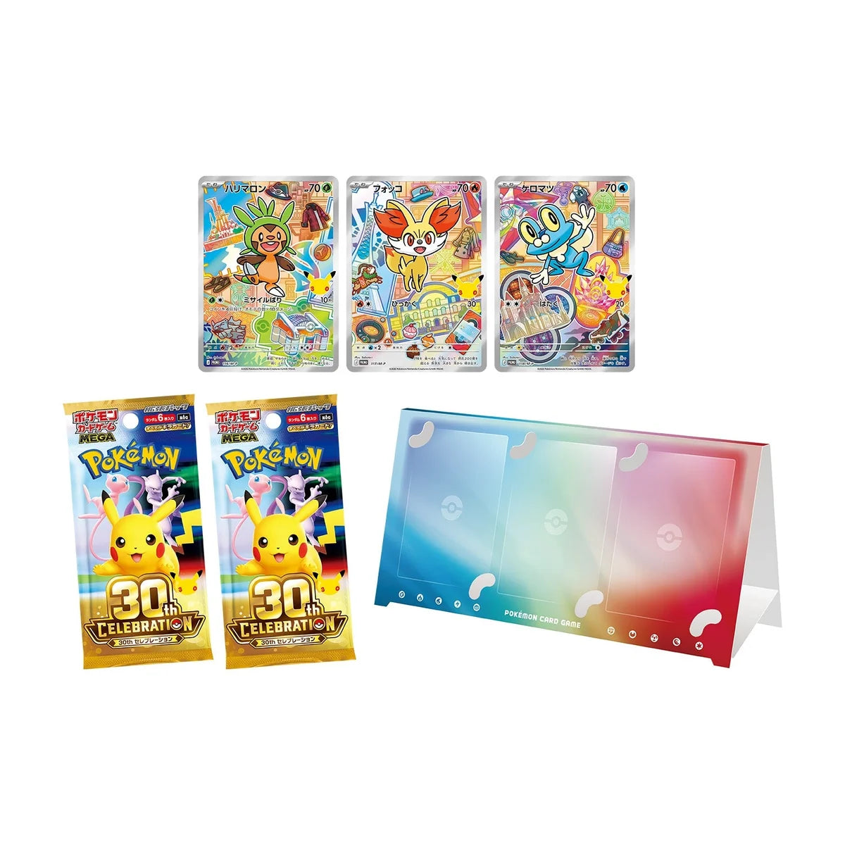 Pokemon TCG: MEGA 30th CELEBRATION Card Set (Set of 9 Types) (2026/10/16)