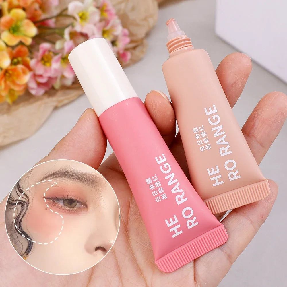 Multifunction Face Liquid Blusher Makeup Long-lasting Matte Eyeshadow Face Pigment Makeup Natural Cheek Contour Blush Cosmetics