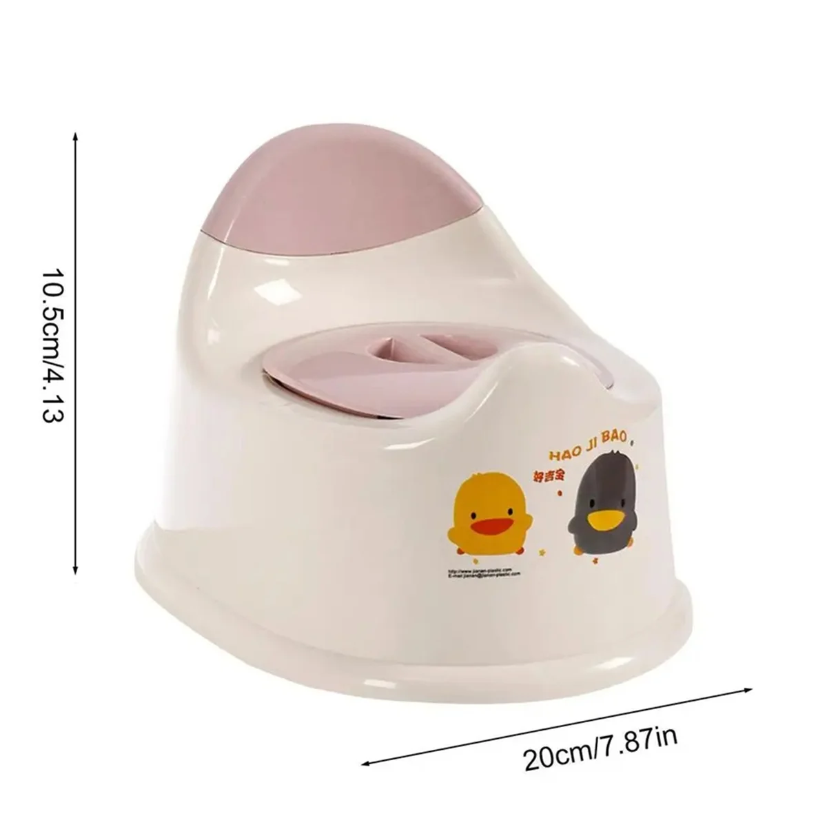 Portable training toilet for toddlers, designed for safe and convenient potty training. Its oval bottom and non-slip features ensure stability and safety for children. Ideal for travel and home use, this potty trainer provides a comfortable and hygienic
