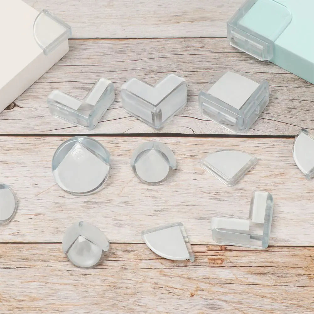 4Pcs Children Safety Edge Guards Transparent Soft Silicon Baby Safe Corner Protector Table Desk Corner Guard