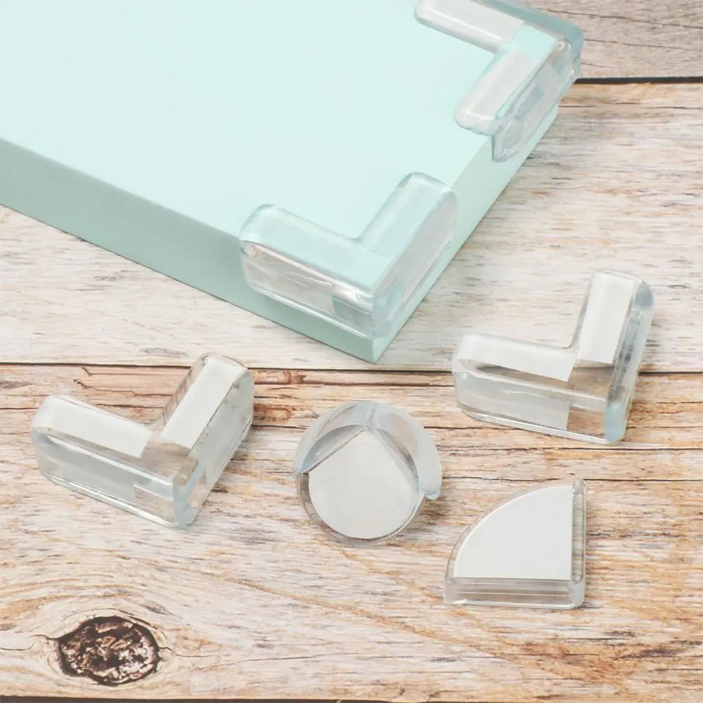 4Pcs Children Safety Edge Guards Transparent Soft Silicon Baby Safe Corner Protector Table Desk Corner Guard