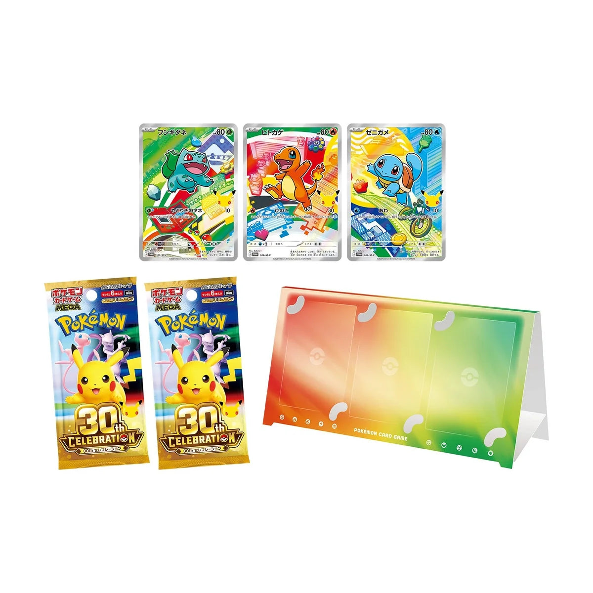 Pokemon TCG: MEGA 30th CELEBRATION Card Set (Set of 9 Types) (2026/10/16)