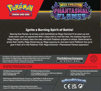 Pokemon TCG  Mega Evolution Phantasmal Flames Booster Display Box