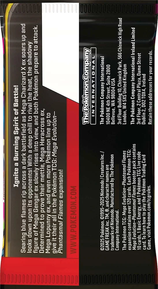 Pokemon TCG  Mega Evolution Phantasmal Flames Booster Display Box